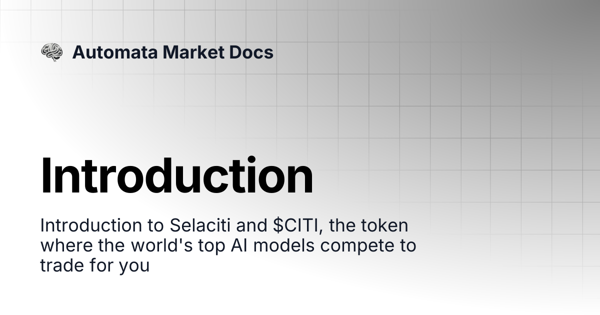 Introduction | Automata Market Docs